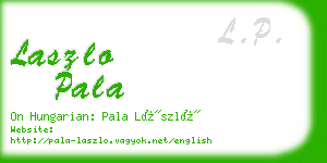 laszlo pala business card